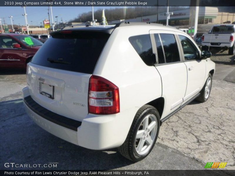 Stone White / Dark Slate Gray/Light Pebble Beige 2010 Jeep Compass Limited 4x4