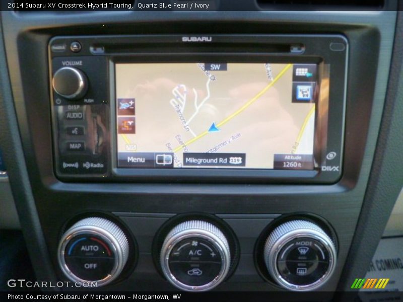 Navigation of 2014 XV Crosstrek Hybrid Touring