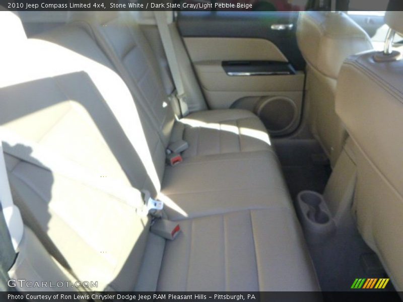 Stone White / Dark Slate Gray/Light Pebble Beige 2010 Jeep Compass Limited 4x4