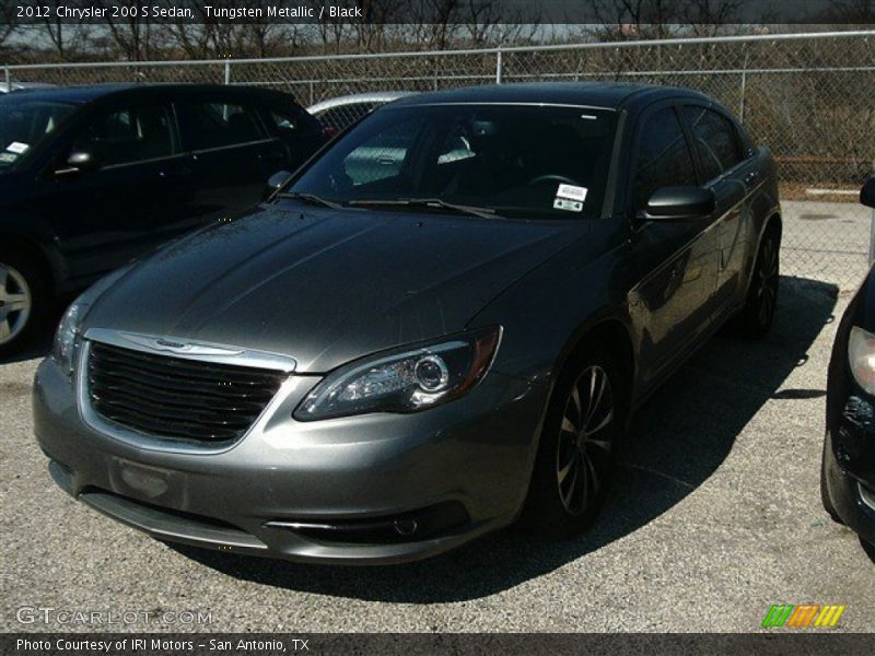 Tungsten Metallic / Black 2012 Chrysler 200 S Sedan