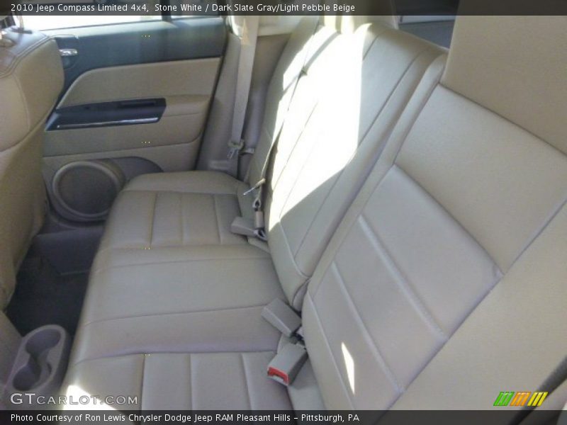 Stone White / Dark Slate Gray/Light Pebble Beige 2010 Jeep Compass Limited 4x4