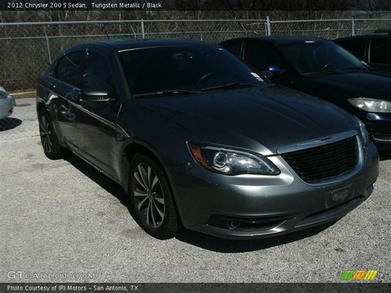 Tungsten Metallic / Black 2012 Chrysler 200 S Sedan