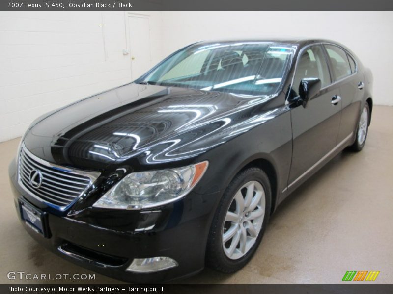 Obsidian Black / Black 2007 Lexus LS 460