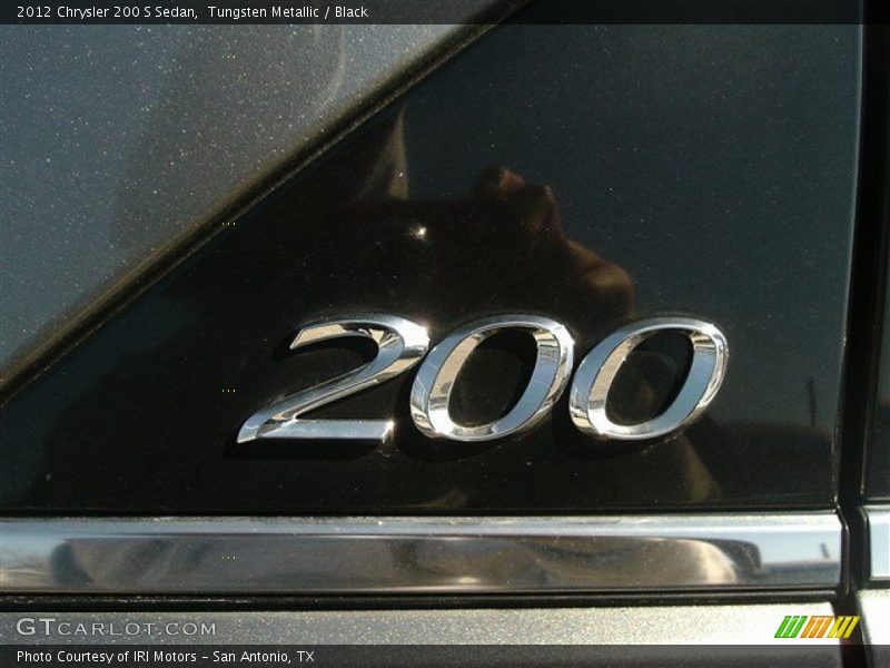 Tungsten Metallic / Black 2012 Chrysler 200 S Sedan