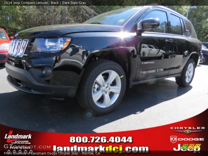 Black / Dark Slate Gray 2014 Jeep Compass Latitude