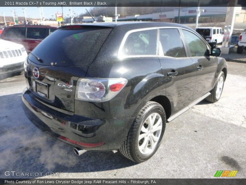 Brilliant Black / Black 2011 Mazda CX-7 s Touring AWD