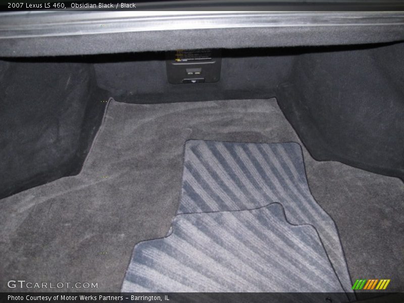 Obsidian Black / Black 2007 Lexus LS 460