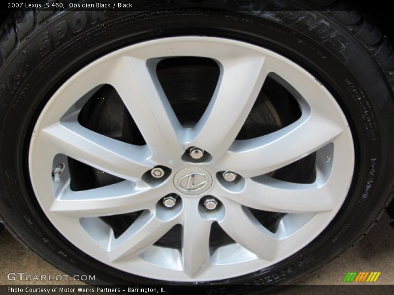 Obsidian Black / Black 2007 Lexus LS 460