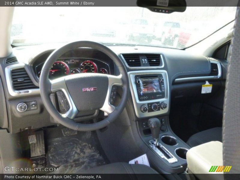Summit White / Ebony 2014 GMC Acadia SLE AWD