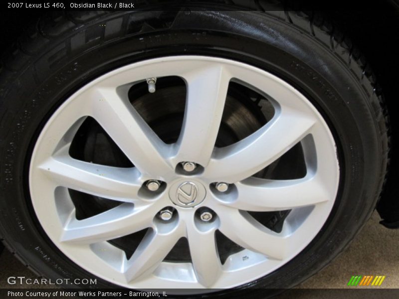 Obsidian Black / Black 2007 Lexus LS 460