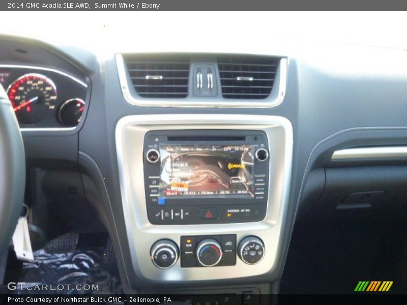 Summit White / Ebony 2014 GMC Acadia SLE AWD