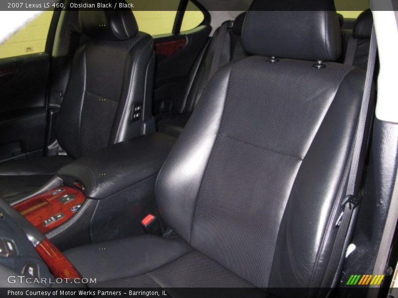 Obsidian Black / Black 2007 Lexus LS 460