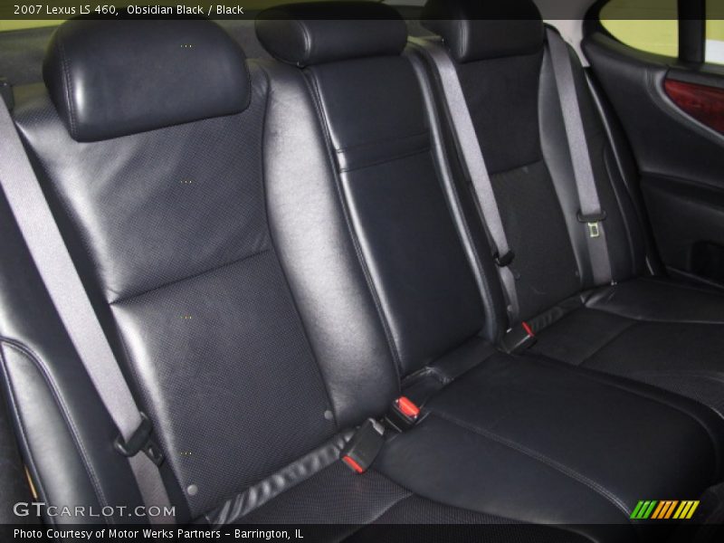 Obsidian Black / Black 2007 Lexus LS 460