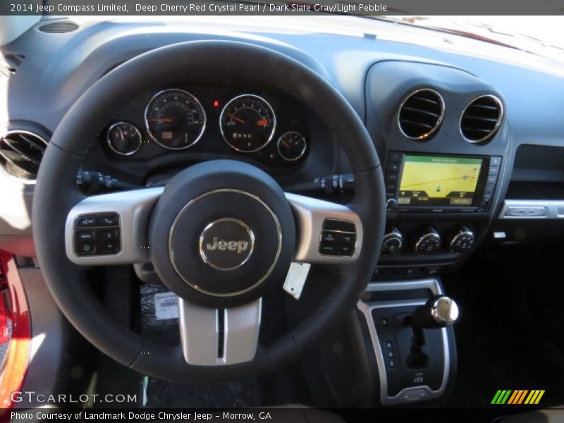Deep Cherry Red Crystal Pearl / Dark Slate Gray/Light Pebble 2014 Jeep Compass Limited