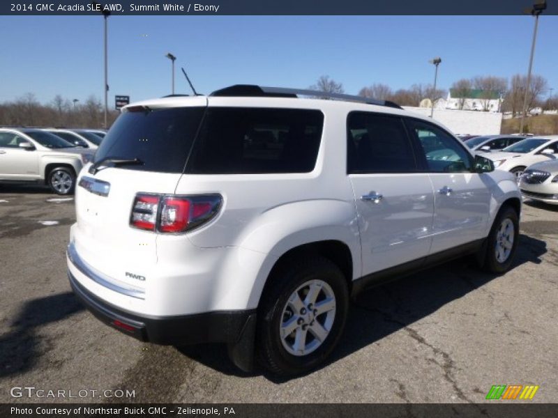 Summit White / Ebony 2014 GMC Acadia SLE AWD