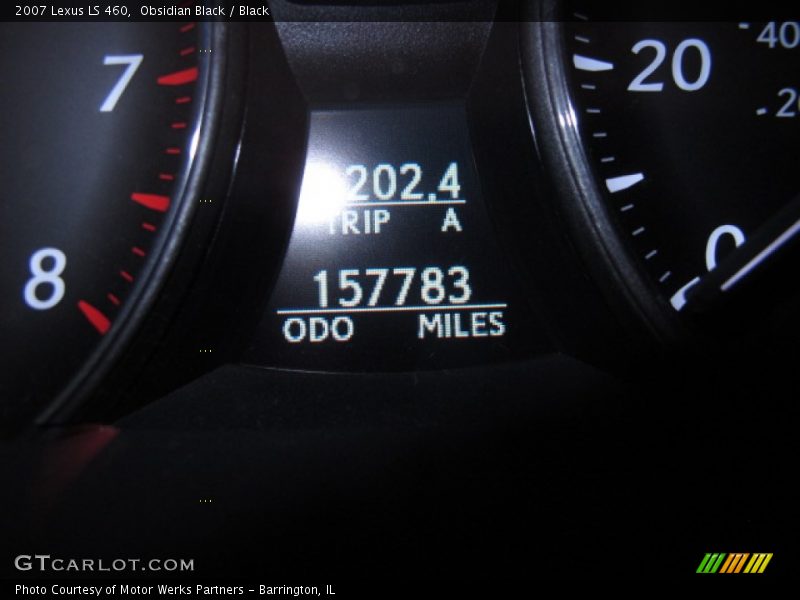 Obsidian Black / Black 2007 Lexus LS 460