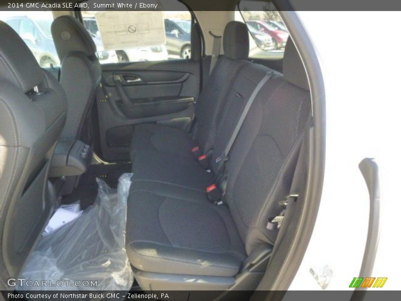 Summit White / Ebony 2014 GMC Acadia SLE AWD