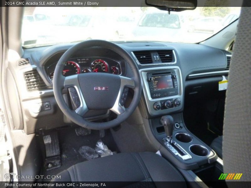 Summit White / Ebony 2014 GMC Acadia SLE AWD