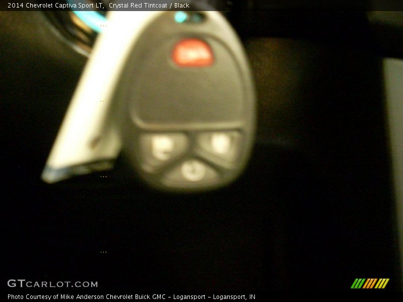Crystal Red Tintcoat / Black 2014 Chevrolet Captiva Sport LT