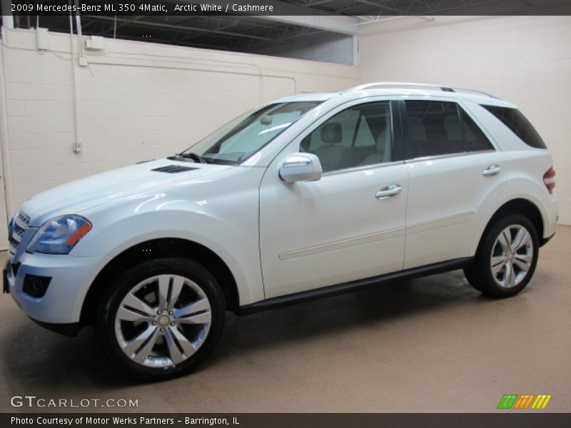 Arctic White / Cashmere 2009 Mercedes-Benz ML 350 4Matic
