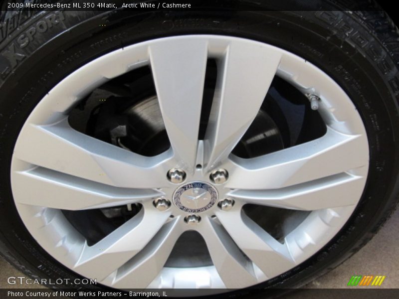 Arctic White / Cashmere 2009 Mercedes-Benz ML 350 4Matic