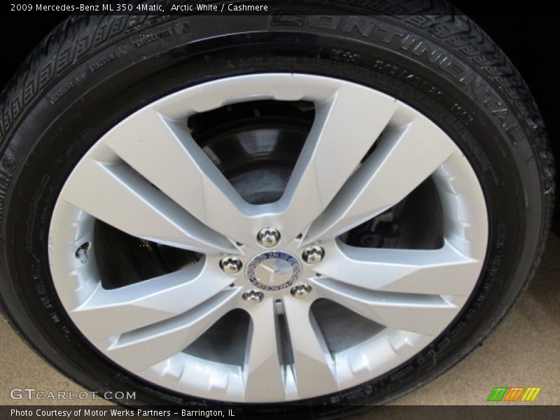 Arctic White / Cashmere 2009 Mercedes-Benz ML 350 4Matic