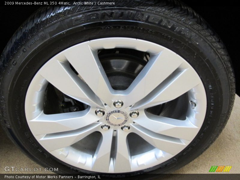 Arctic White / Cashmere 2009 Mercedes-Benz ML 350 4Matic
