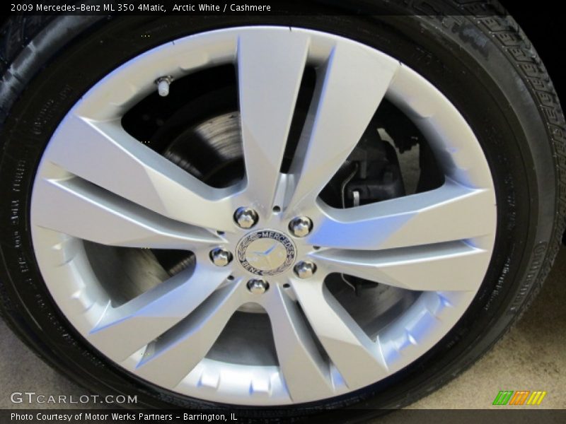 Arctic White / Cashmere 2009 Mercedes-Benz ML 350 4Matic
