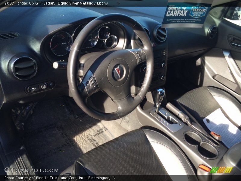 Liquid Silver Metallic / Ebony 2007 Pontiac G6 GTP Sedan