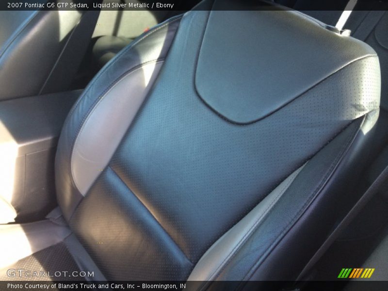 Liquid Silver Metallic / Ebony 2007 Pontiac G6 GTP Sedan