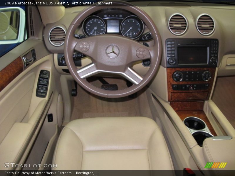 Arctic White / Cashmere 2009 Mercedes-Benz ML 350 4Matic