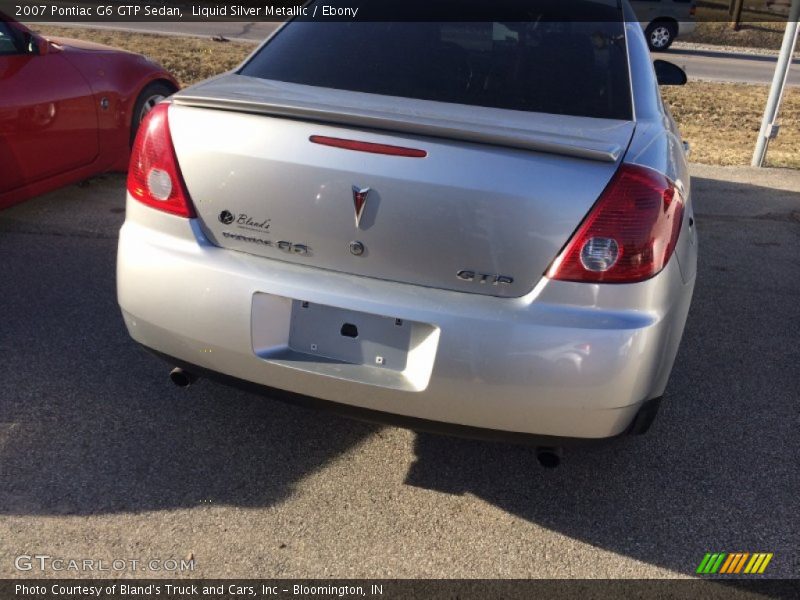 Liquid Silver Metallic / Ebony 2007 Pontiac G6 GTP Sedan