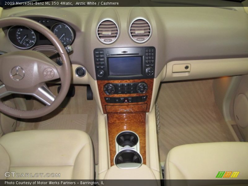 Arctic White / Cashmere 2009 Mercedes-Benz ML 350 4Matic