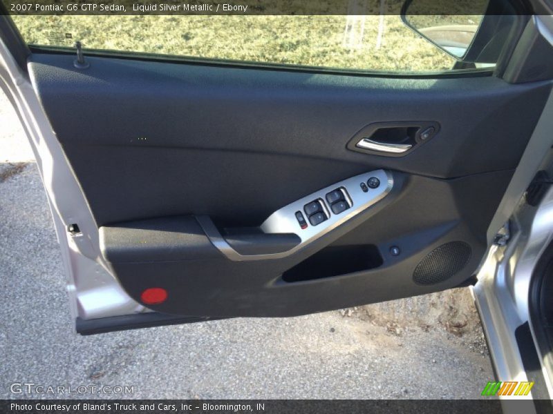 Liquid Silver Metallic / Ebony 2007 Pontiac G6 GTP Sedan