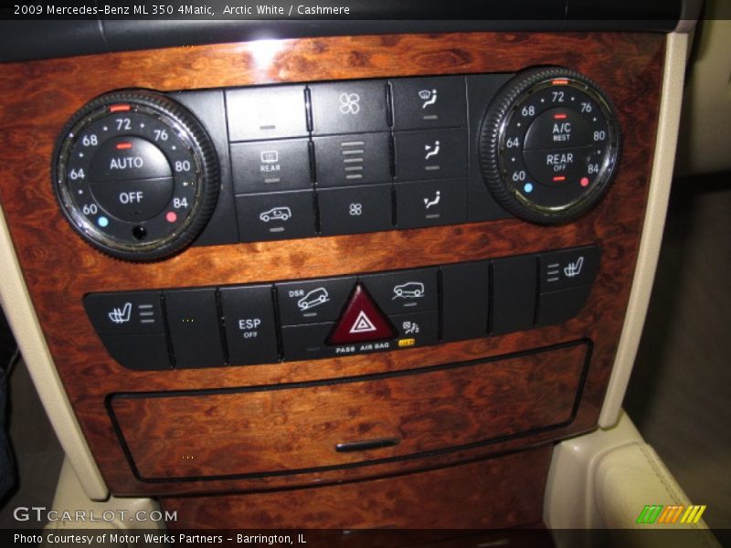 Arctic White / Cashmere 2009 Mercedes-Benz ML 350 4Matic