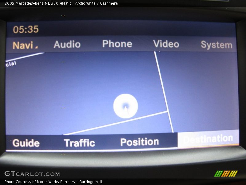 Arctic White / Cashmere 2009 Mercedes-Benz ML 350 4Matic