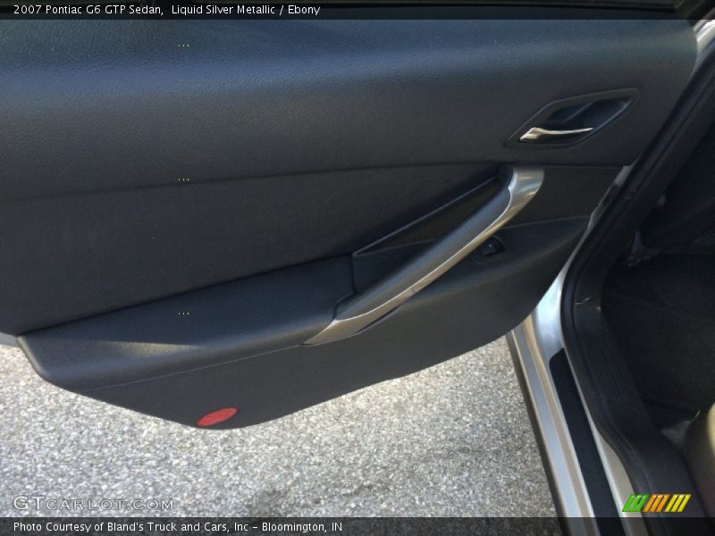 Liquid Silver Metallic / Ebony 2007 Pontiac G6 GTP Sedan