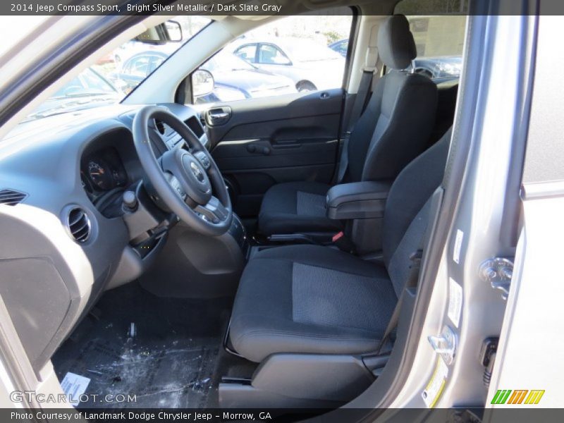 Bright Silver Metallic / Dark Slate Gray 2014 Jeep Compass Sport