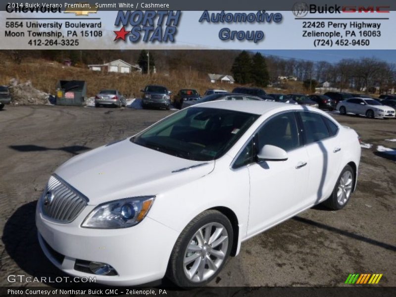Summit White / Cashmere 2014 Buick Verano Premium