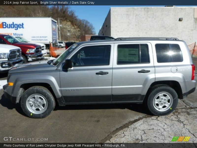 Bright Silver Metallic / Dark Slate Gray 2014 Jeep Patriot Sport