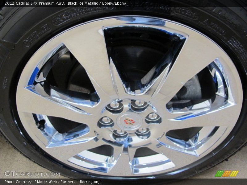 Black Ice Metallic / Ebony/Ebony 2012 Cadillac SRX Premium AWD