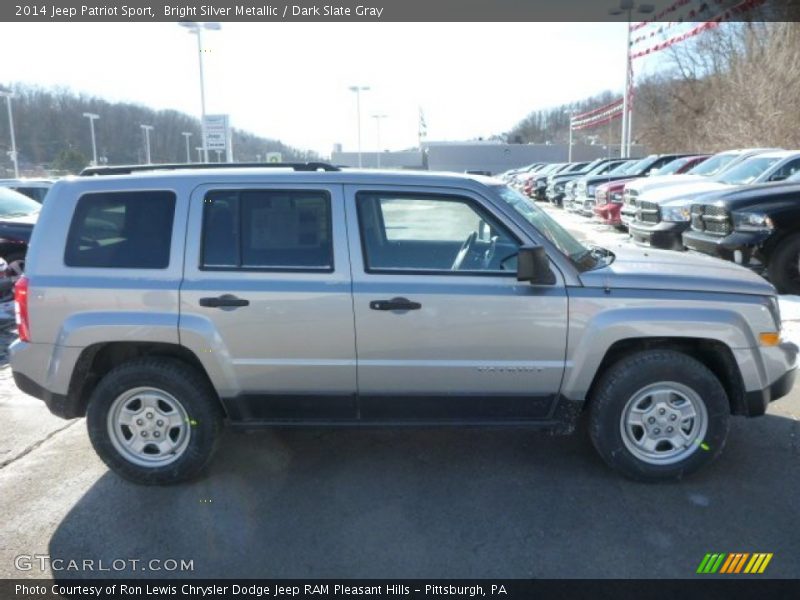 Bright Silver Metallic / Dark Slate Gray 2014 Jeep Patriot Sport