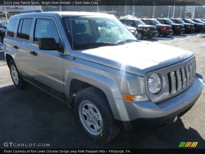 Bright Silver Metallic / Dark Slate Gray 2014 Jeep Patriot Sport