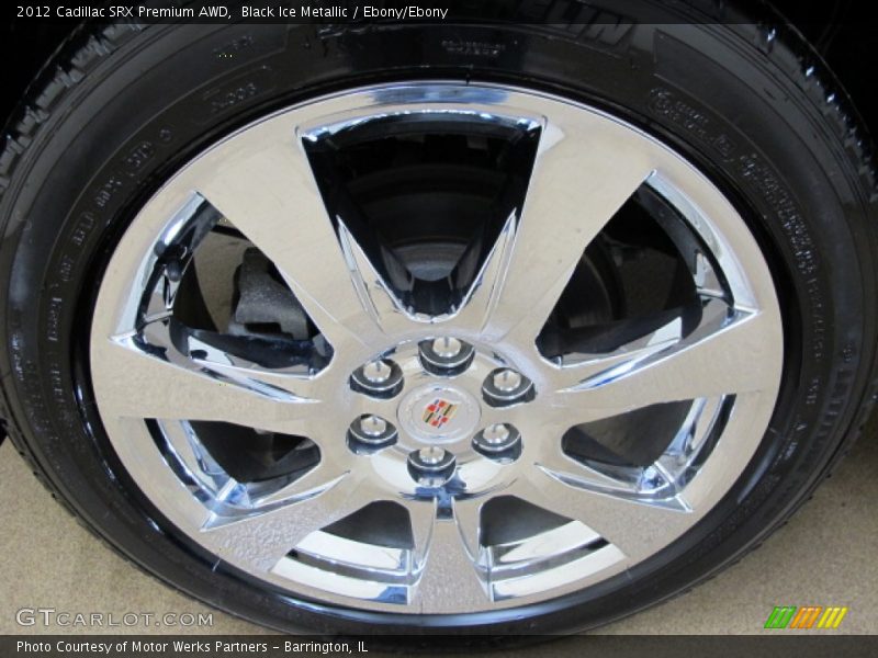 Black Ice Metallic / Ebony/Ebony 2012 Cadillac SRX Premium AWD