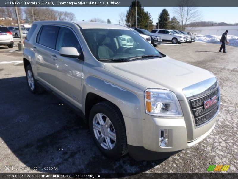 Front 3/4 View of 2014 Terrain SLE AWD
