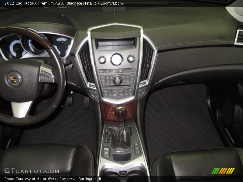 Black Ice Metallic / Ebony/Ebony 2012 Cadillac SRX Premium AWD