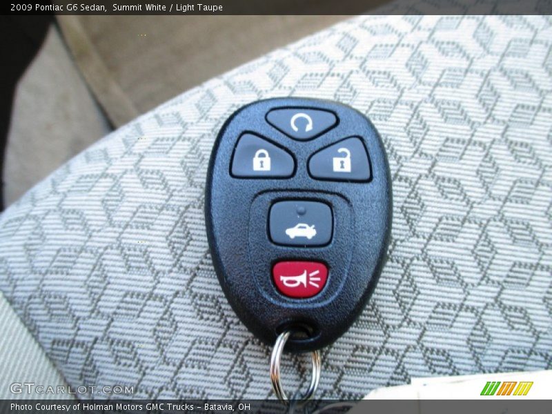 Summit White / Light Taupe 2009 Pontiac G6 Sedan