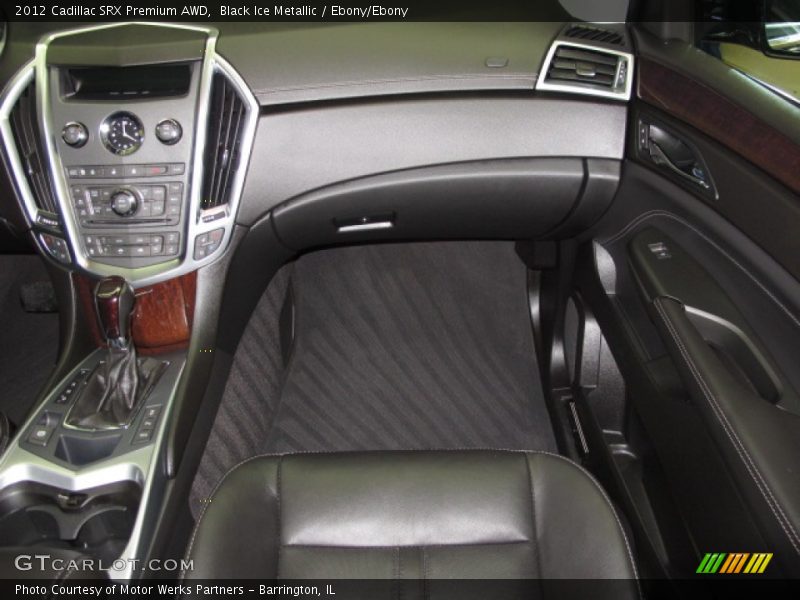 Black Ice Metallic / Ebony/Ebony 2012 Cadillac SRX Premium AWD