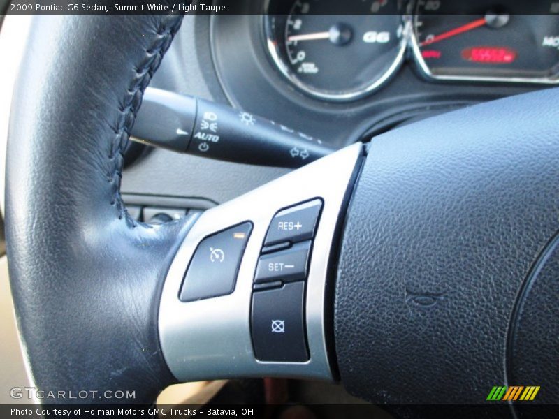 Summit White / Light Taupe 2009 Pontiac G6 Sedan