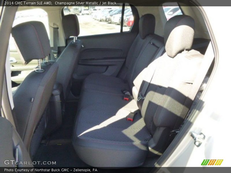 Champagne Silver Metallic / Jet Black 2014 GMC Terrain SLE AWD